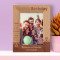 Happy Birthday I Wish You A Day Full Of Surprises Personalized Wooden Frame 5" x 7" Brown (Vertical)