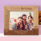 Happy Birthday I Wish You A Day Full Of Surprises Personalized Wooden Frame-10" x 8" Brown Horizontal