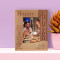 Happy Birthday May You Have All The Love Your Heart Can Hold Personalized Wooden Frame 3 1/2" x 5" Brown (Vertical)