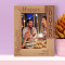 Happy Birthday May You Have All The Love Your Heart Can Hold Personalized Wooden Frame 5" x 7" Brown (Vertical)