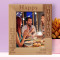 Happy Birthday May You Have All The Love Your Heart Can Hold Personalized Wooden Frame 8" x 10" Brown (Vertical)
