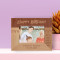 Happy Birthday May Life Never Cease To Surprise You Personalized Wooden Frame-5" x 3 1/2" Brown Horizontal