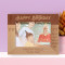 Happy Birthday May Life Never Cease To Surprise You Personalized Wooden Frame-7" x 5" Brown Horizontal
