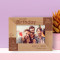 Happy Birthday To You Personalized Wooden Frame-6" x 4" Brown Horizontal