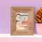 Happy Birthday I Hope Your Big Day Is Filled With Lightness Personalized Wooden Frame 3 1/2" x 5" Brown (Vertical)