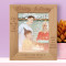 Happy Birthday I Hope Your Big Day Is Filled With Lightness Personalized Wooden Frame 8" x 10" Brown (Vertical)