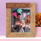 Happy Birthday Let Your Dreams Come True Personalized Wooden Frame 8" x 10" Brown (Vertical)