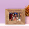 Happy Birthday May You Always Have That Shining Smile Like Today Personalized Wooden Frame-5" x 3 1/2" Brown Horizontal