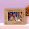 Happy Birthday May You Always Have That Shining Smile Like Today Personalized Wooden Frame-6" x 4" Brown Horizontal