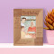 Happy Birthday King Of My Heart Personalized Wooden Frame 3" x 5" Brown (Vertical)