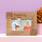 Happy Birthday King Of My Heart Personalized Wooden Frame-6" x 4" Brown Horizontal