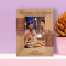 Happy Birthday Wishing You A Day Filled Smiles And Laughter Personalized Wooden Frame 4" x 6" Brown (Vertical)