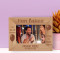Happy Birthday I Wish You An Abundance Of Joy Personalized Wooden Frame-6" x 4" Brown Horizontal