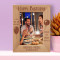 Happy Birthday I Wish You An Abundance Of Joy Personalized Wooden Frame 5" x 7" Brown (Vertical)