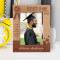 Graduation Best Class Ever Personalized Wooden Frame 5" x 7" Brown (Vertical)