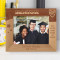 Graduation Don't ever Stop Learning Personalized Wooden Frame-10" x 8" Brown Horizontal