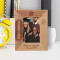 Graduation Isn't The End Of A Tough Journey Personalized Wooden Frame 3" x 5" Brown (Vertical)