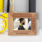 Graduation Today You're A Step Closer To Your Dream Personalized Wooden Frame-5" x 3 1/2" Brown Horizontal