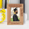 Graduation Today You're A Step Closer To Your Dream Personalized Wooden Frame 4" x 6" Brown (Vertical)