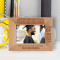 Graduation Today You're A Step Closer To Your Dream Personalized Wooden Frame-6" x 4" Brown Horizontal