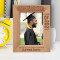 Graduation Today You're A Step Closer To Your Dream Personalized Wooden Frame 5" x 7" Brown (Vertical)