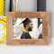 Graduation Today You're A Step Closer To Your Dream Personalized Wooden Frame-7" x 5" Brown Horizontal