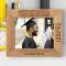 Graduation Today You're A Step Closer To Your Dream Personalized Wooden Frame-10" x 8" Brown Horizontal