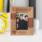 Graduation Education Is The Key To Unlocking Your Potential Personalized Wooden Frame 3" x 5" Brown (Vertical)