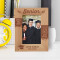 Graduation Education Is The Key To Unlocking Your Potential Personalized Wooden Frame 4" x 6" Brown (Vertical)