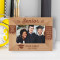 Graduation Education Is The Key To Unlocking Your Potential Personalized Wooden Frame-6" x 4" Brown Horizontal