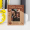 Graduation The Tassel Was Worth The Hassle Personalized Wooden Frame 3" x 5" Brown (Vertical)