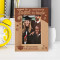 Graduation The Tassel Was Worth The Hassle Personalized Wooden Frame 4" x 6" Brown (Vertical)