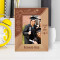 Graduation Today You're A Step Closer To Your Dream Personalized Wooden Frame 4" x 6" Brown (Vertical)