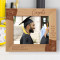 Graduation Start Each Day Believing In Your Dreams Personalized Wooden Frame-10" x 8" Brown Horizontal