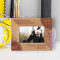 Congratulations On Your Graduation Personalized Wooden Frame-5" x 3 1/2" Brown Horizontal
