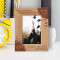 Congratulations On Your Graduation Personalized Wooden Frame 4" x 6" Brown (Vertical)