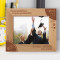 Congratulations On Your Graduation Personalized Wooden Frame-10" x 8" Brown Horizontal