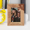 Graduation Don't Ever Stop Learning Dreaming And Achieving Personalized Wooden Frame 4" x 6" Brown (Vertical)