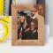 Graduation Don't Ever Stop Learning Dreaming And Achieving Personalized Wooden Frame 5" x 7" Brown (Vertical)
