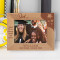 Graduation Don't Ever Stop Learning Dreaming And Achieving Personalized Wooden Frame-7" x 5" Brown Horizontal