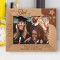 Graduation Don't Ever Stop Learning Dreaming And Achieving Personalized Wooden Frame-10" x 8" Brown Horizontal