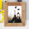 Graduation Anything Is Possible Personalized Wooden Frame 8" x 10" Brown (Vertical)