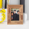Graduation Education Is The Key To Unlocking Your Potential Personalized Wooden Frame 3" x 5" Brown (Vertical)