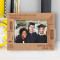 Graduation Education Is The Key To Unlocking Your Potential Personalized Wooden Framee-7" x 5" Brown Horizontal
