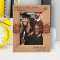 Graduation Students Of Today Leaders Of Tomorrow Personalized Wooden Frame 5" x 7" Brown (Vertical)