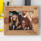 Graduation Students Of Today Leaders Of Tomorrow Personalized Wooden Frame-10" x 8" Brown Horizontal