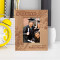 Graduation Done Personalized Wooden Frame 3" x 5" Brown (Vertical)