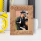 Graduation Done Personalized Wooden Frame 4" x 6" Brown (Vertical)
