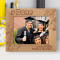 Graduation Done Personalized Wooden Frame-10" x 8" Brown Horizontal
