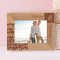 Valentines Day Personalized Wooden Frame-7" x 5" Brown Horizontal